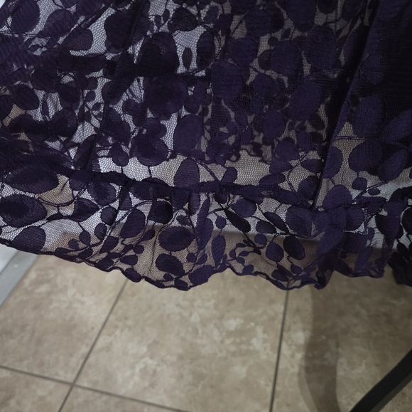 Jessica Howard New Deep Purple Lace 2 Piece Dress - Picture 8 of 16